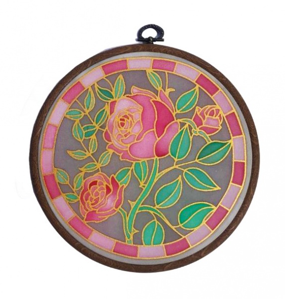 Rose 18cm Suncatcher